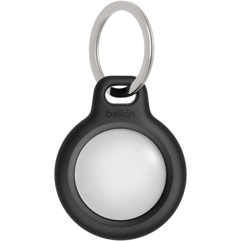 Support sécurisé Belkin avec porte-clés pour AirTag F8W973BTBLK