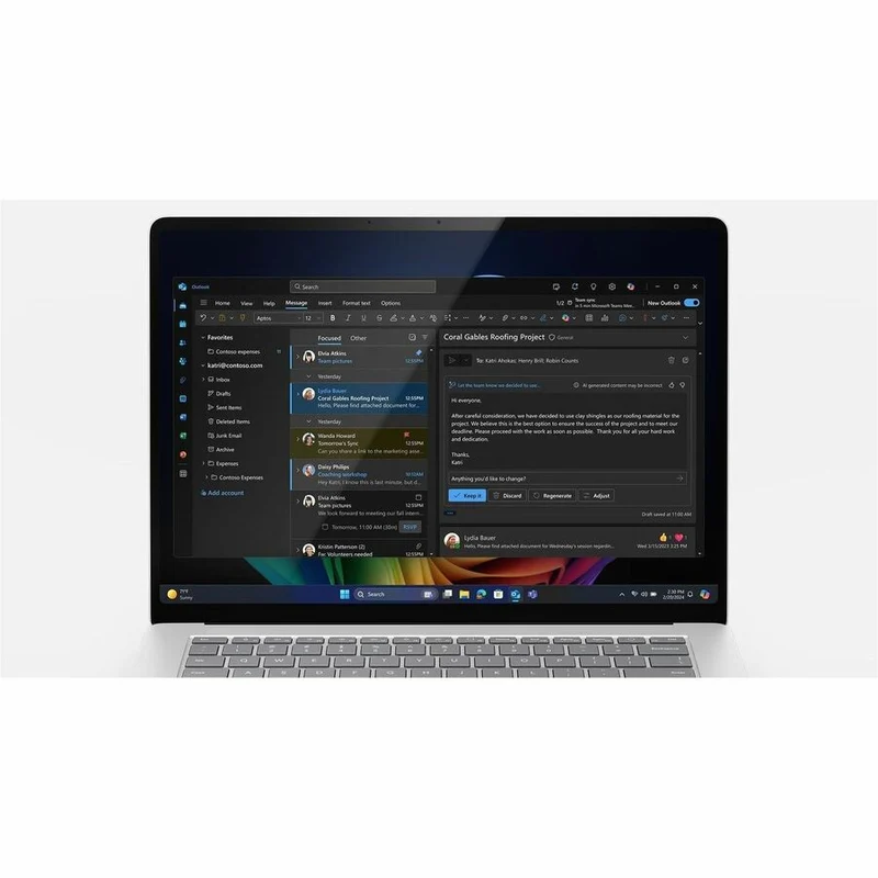 Microsoft Surface Laptop 7 13.8" Écran tactile Copilot+ PC Notebook - Qualcomm Snapdragon X Elite - 16 Go - 1 To SSD - Clavier français, anglais - Platinum ZXY-00002