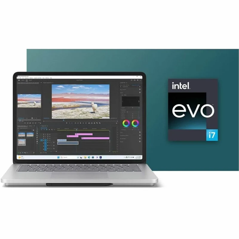 Microsoft Surface Laptop Studio 2 14.4" Écran tactile convertible (curseur flottant) Ordinateur portable 2 en 1 - Intel Core i7 - 16 Go - SSD 512 Go - Clavier anglais, français - Platinum ZRU-00001