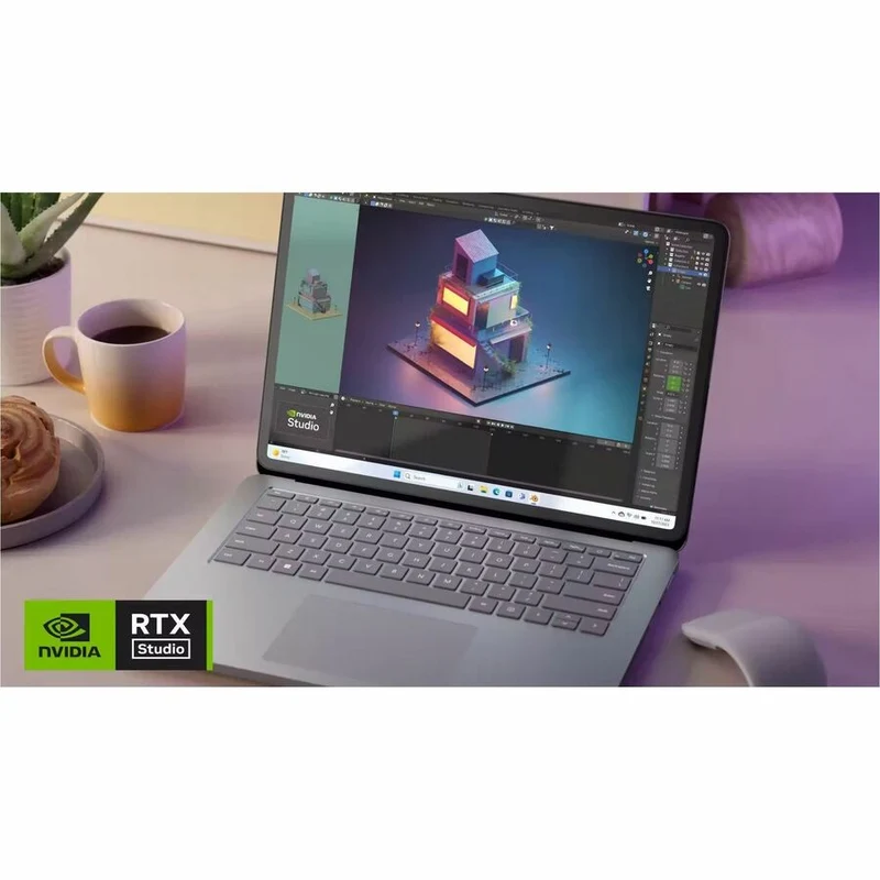 Microsoft Surface Laptop Studio 2 14.4" Écran tactile convertible (curseur flottant) Ordinateur portable 2 en 1 - Intel Core i7 - 16 Go - SSD 512 Go - Clavier anglais, français - Platinum ZRU-00001