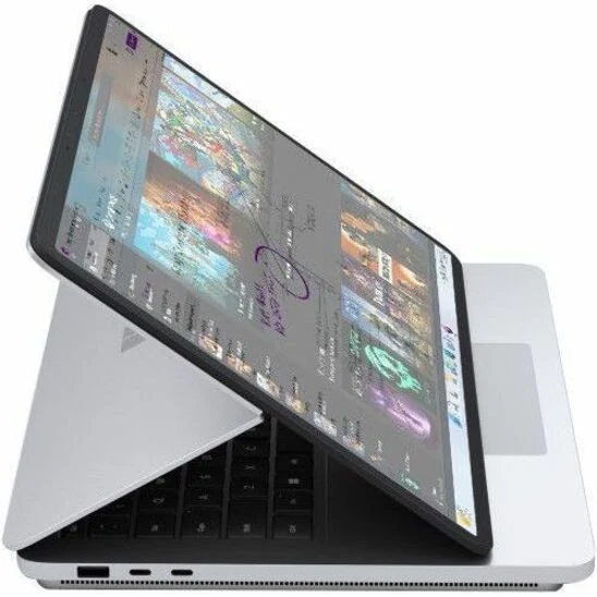 Microsoft Surface Laptop Studio 2 14.4" Écran tactile convertible (curseur flottant) Ordinateur portable 2 en 1 - Intel Core i7 - 16 Go - SSD 512 Go - Clavier anglais, français - Platinum ZRU-00001