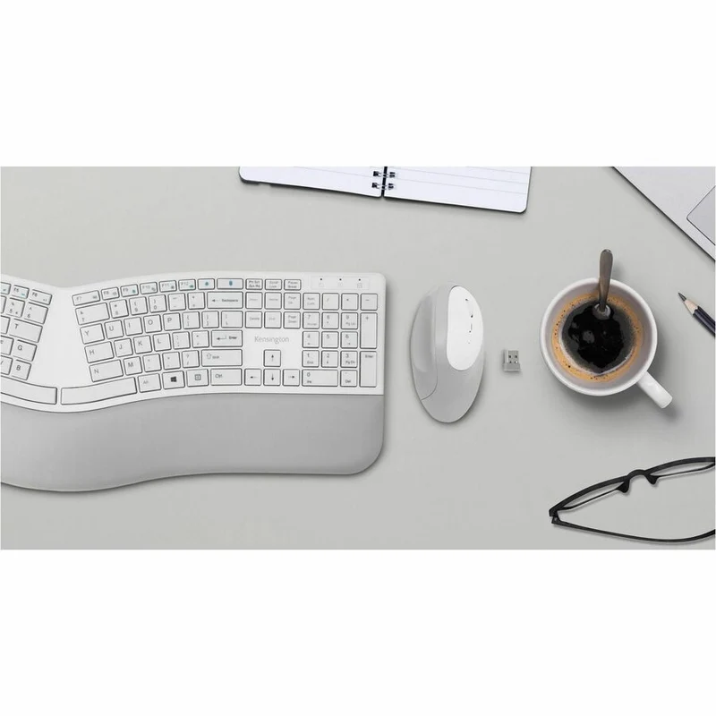 Clavier et souris sans fil Kensington Pro Fit Ergo - Gris 75407