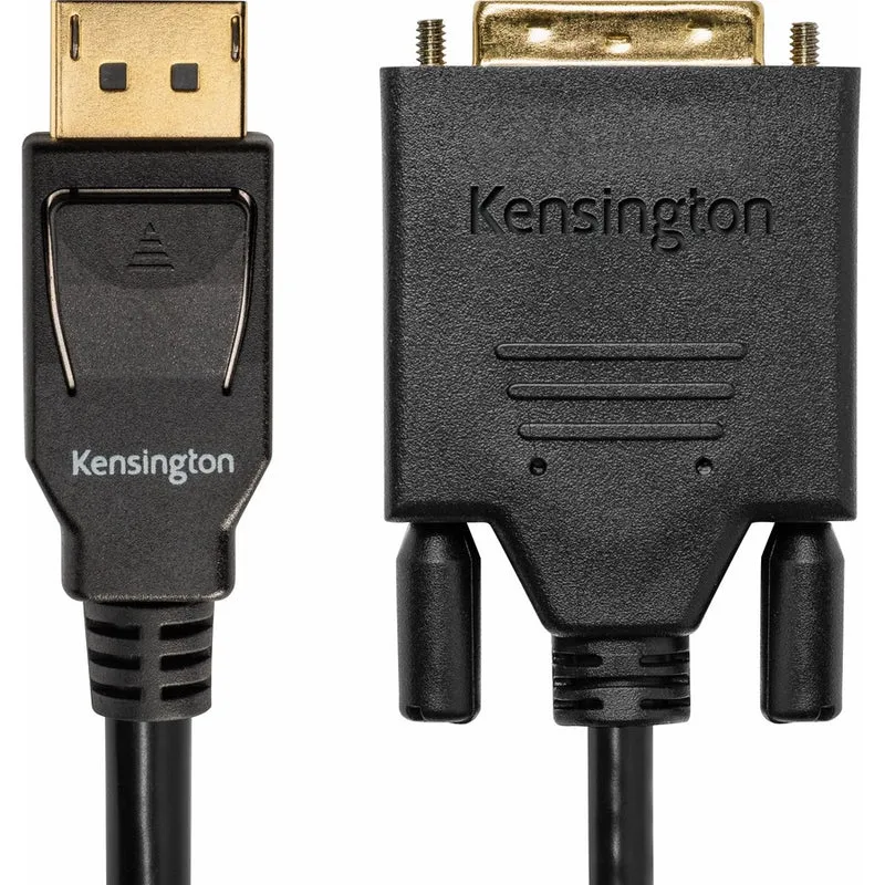 Câble unidirectionnel passif Kensington DisplayPort 1.1 (M) vers DVI-D (M), 6 pieds K33023WW