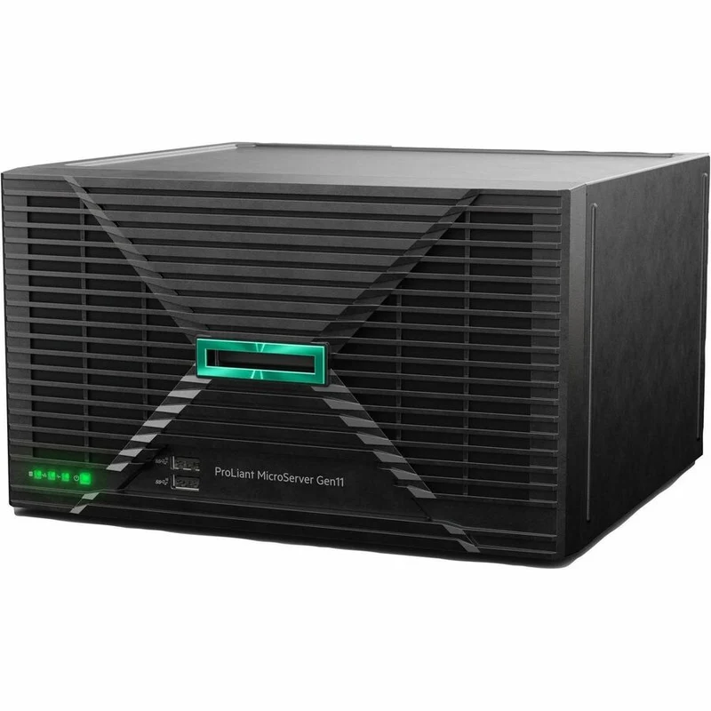 Serveur HPE ProLiant MicroServer Gen11 Ultra Micro Tower - 1 x Intel Xeon E-2434 3.40 GHz - 32 Go RAM - 4 To HDD - Contrôleur Serial ATA/600 P74440-005