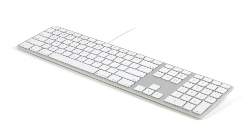 Clavier filaire en aluminium Matias pour Mac - Argent