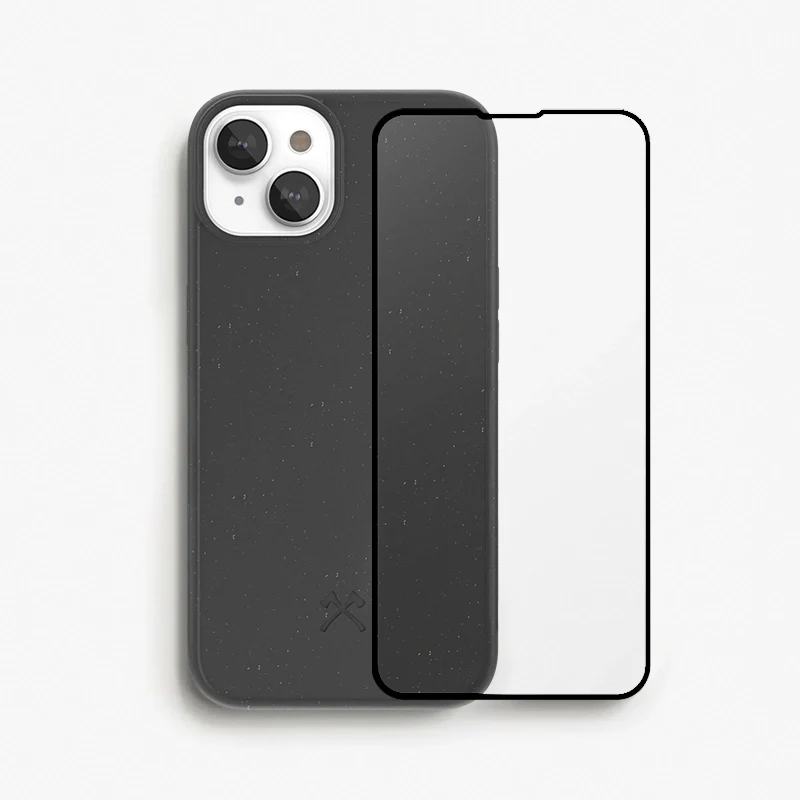 Bio Case + Fullscreen verre blindé iPhone 14 Plus noir