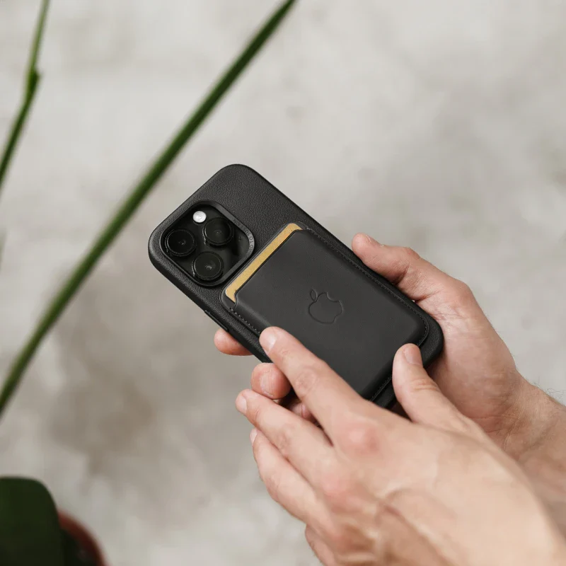 Étui en cuir pour iPhone Vegan