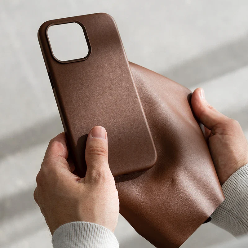 iPhone 15 Housse en cuir Vegan