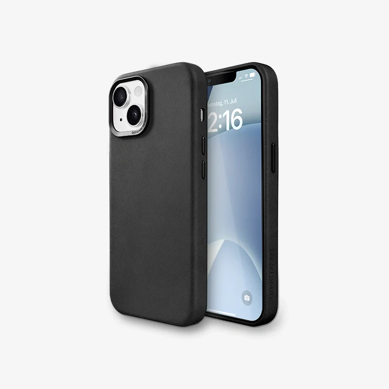 iPhone 15 Housse en cuir Vegan