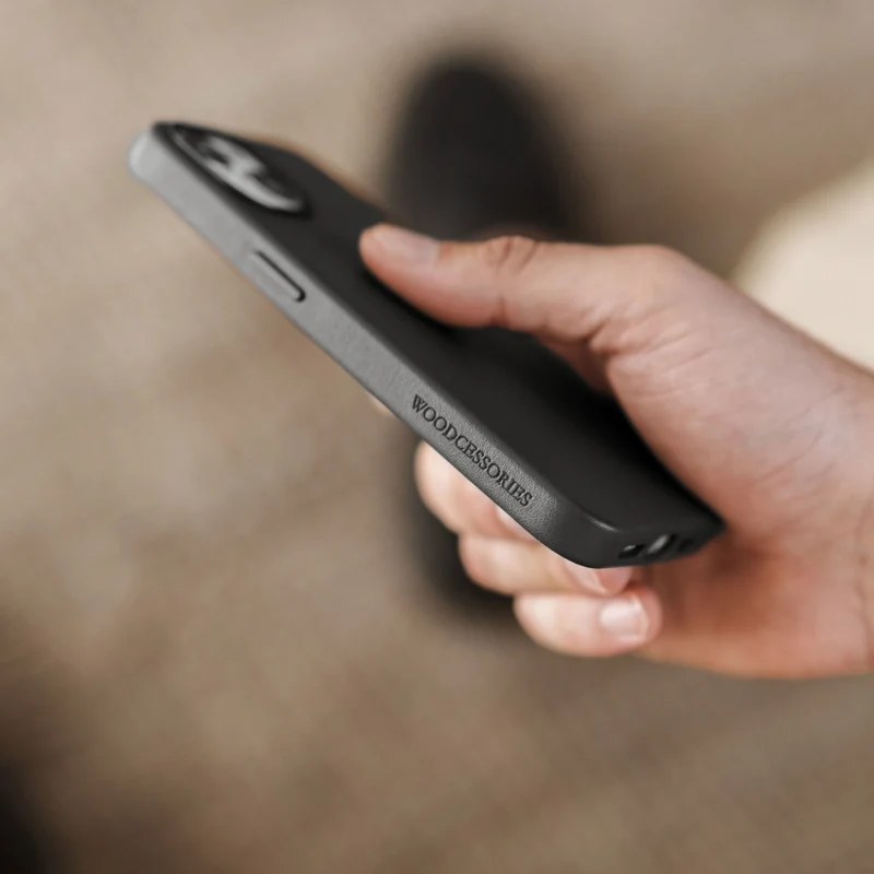 iPhone 15 Housse en cuir Vegan