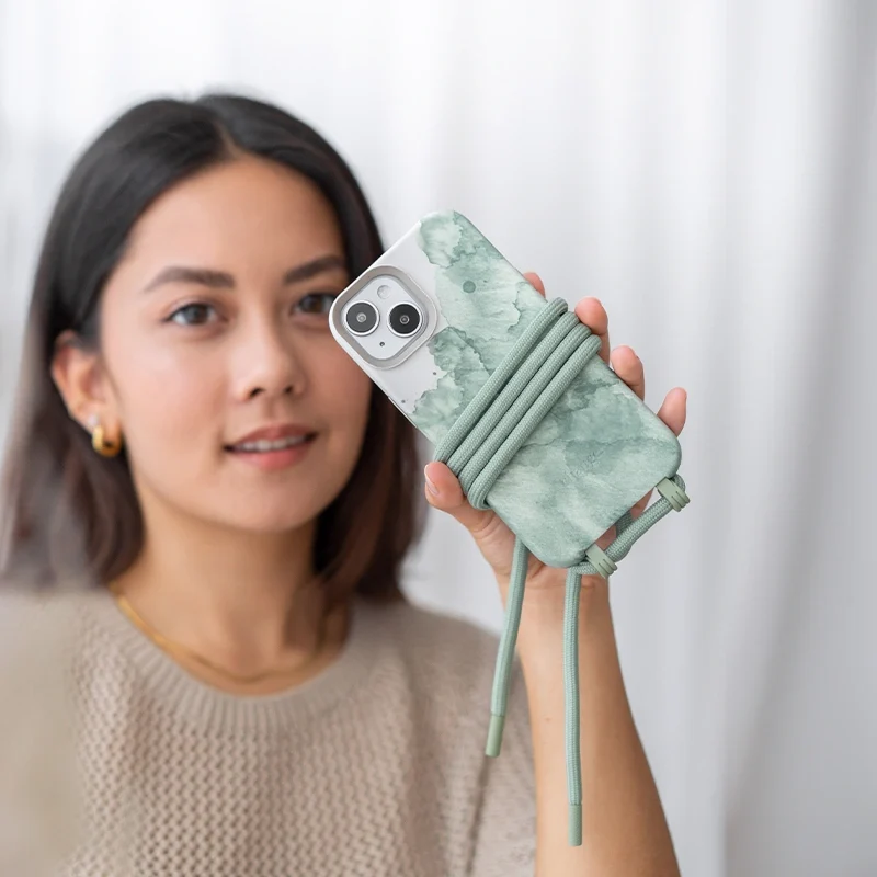 iPhone 14 Chaîne pour téléphone portable Amovible