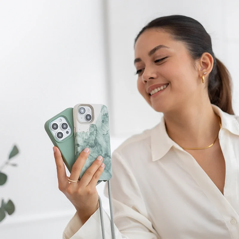 iPhone 14 Chaîne pour téléphone portable Amovible