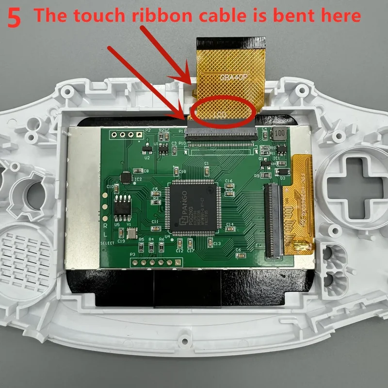 Kit écran IPS 2,9 pouces et coque Game Boy Advance — sans découpe