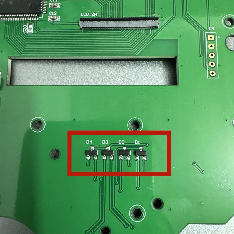 Écran LCD niveaux de gris 2,5 pouces Game Boy DMG — sans découpe