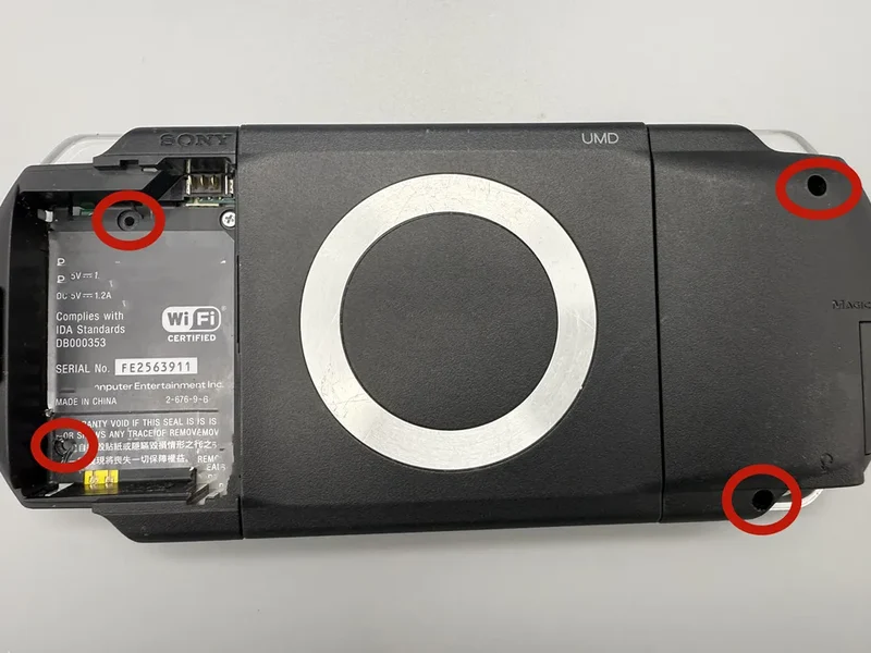 Écran IPS laminé pour PSP 1000 — avec ou sans coque supérieure