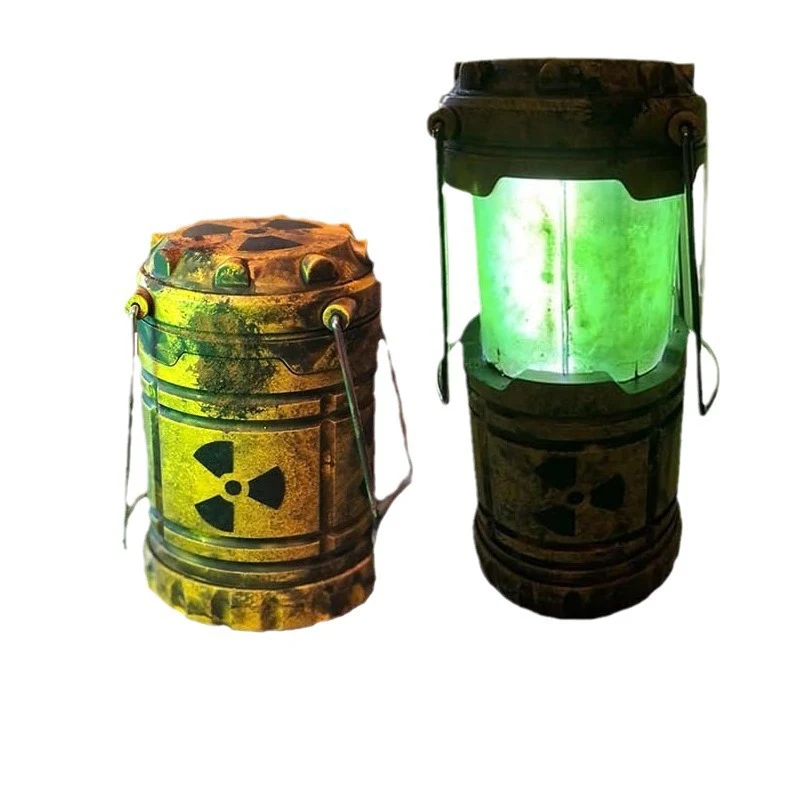 Lanterne de camping rétractable style réacteur — lumière blanche ou verte