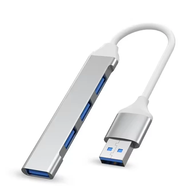 Hub USB 4 ports pour setup gaming — version USB-A ou USB-C