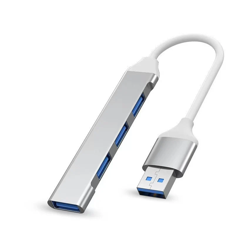Hub USB 4 ports pour setup gaming — version USB-A ou USB-C