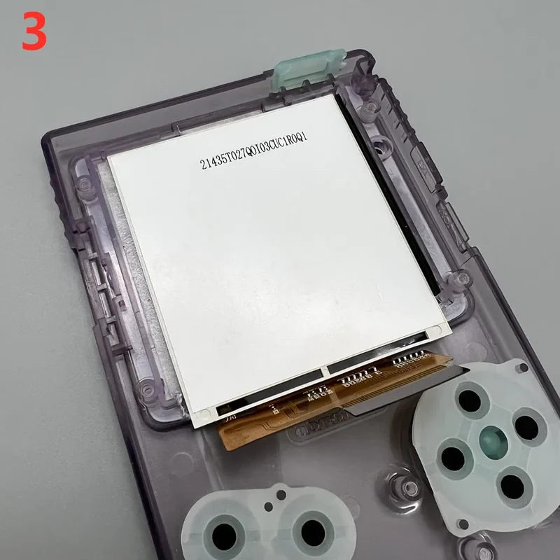 Écran IPS 2,6 pouces pour Game Boy Color — mode grille de pixels