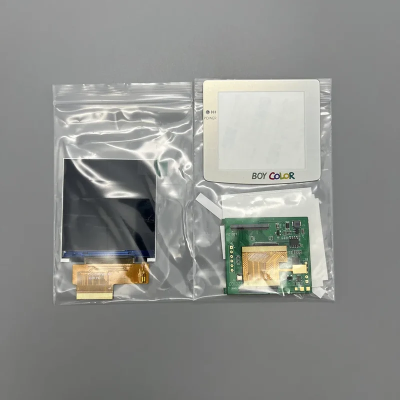 Écran IPS 2,6 pouces pour Game Boy Color — mode grille de pixels