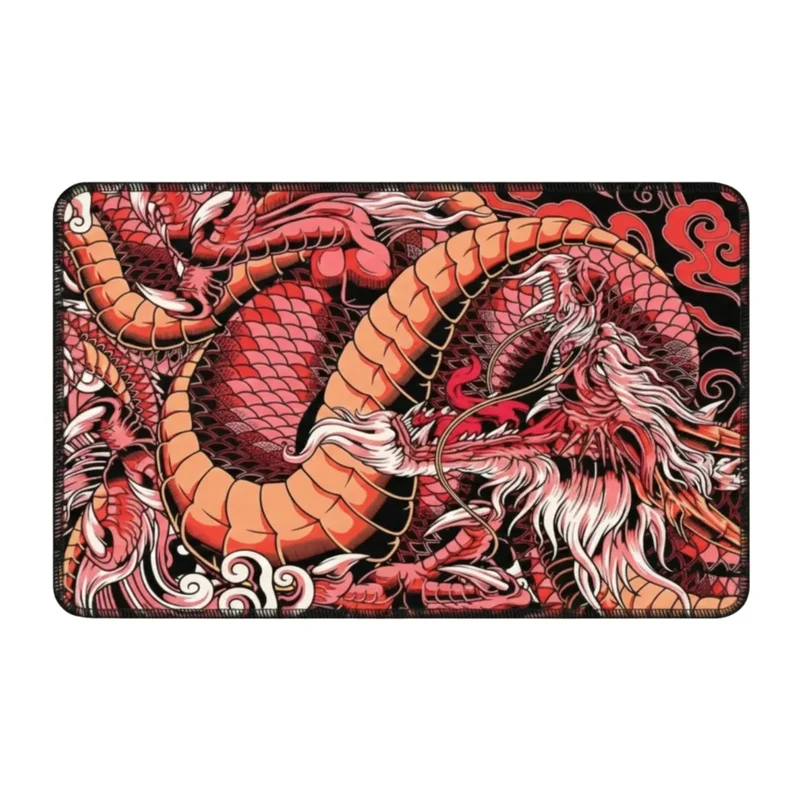XXL Japanese Mouse Pad — Vermilion Red Dragon | PopMyPad