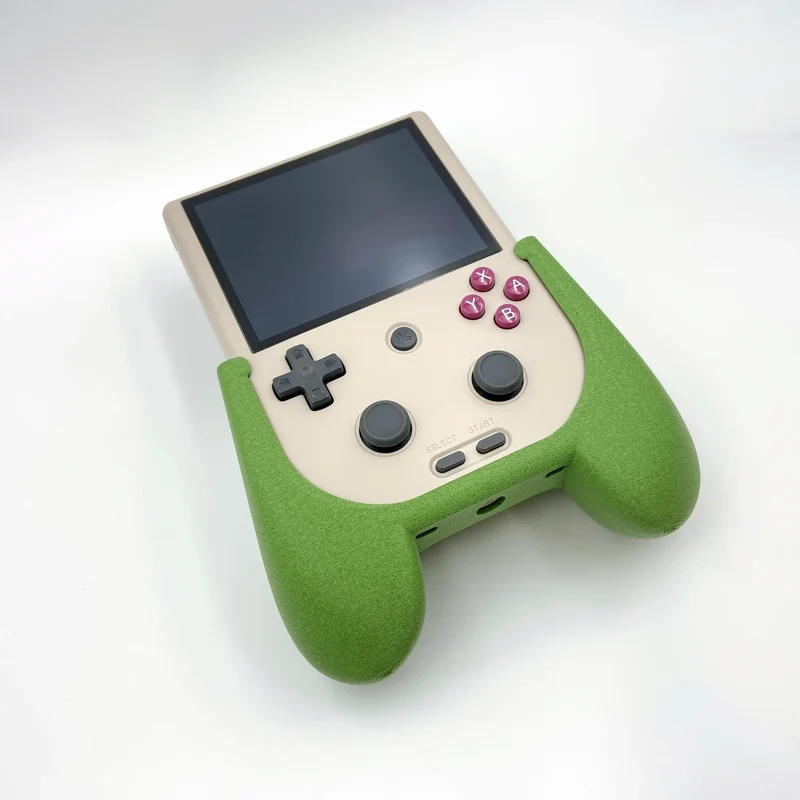 Grip poignées 3D pour Anbernic RG406V — pose sans outil ni démontage