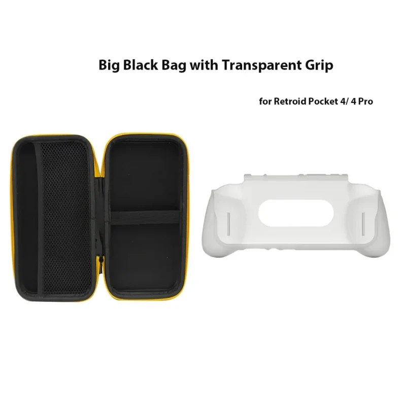 Grip TPU Retroid Pocket 4 et 4 Pro — noir ou blanc