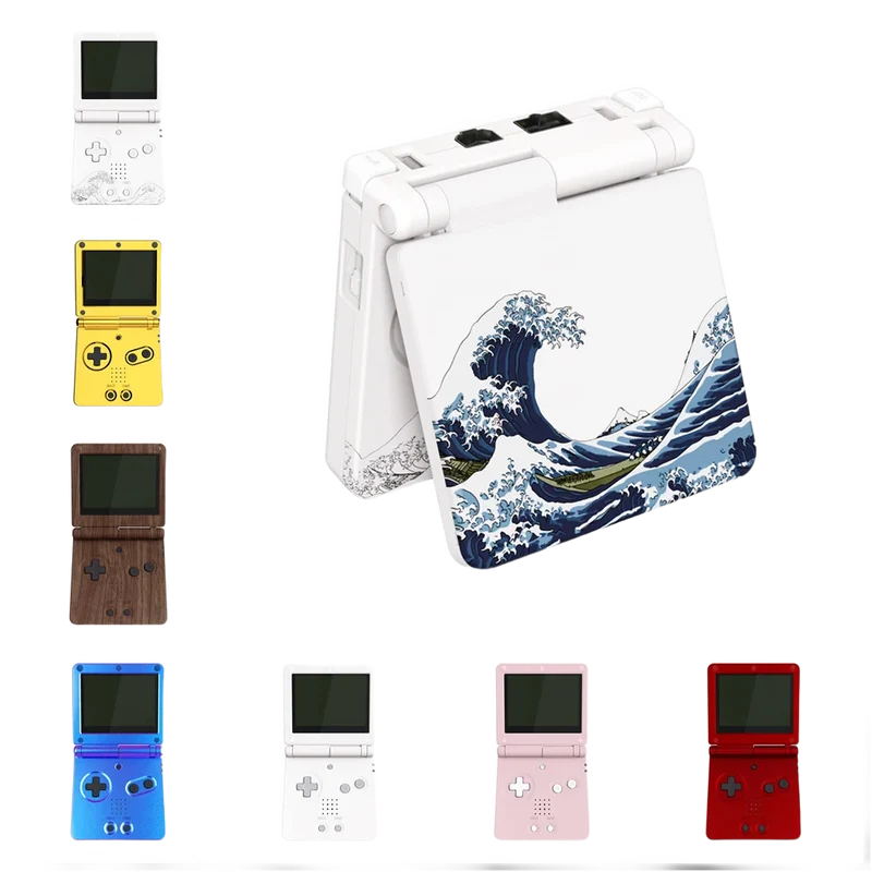 Coque complète Game Boy Advance SP IPS-ready — eXtremeRate, sans découpe