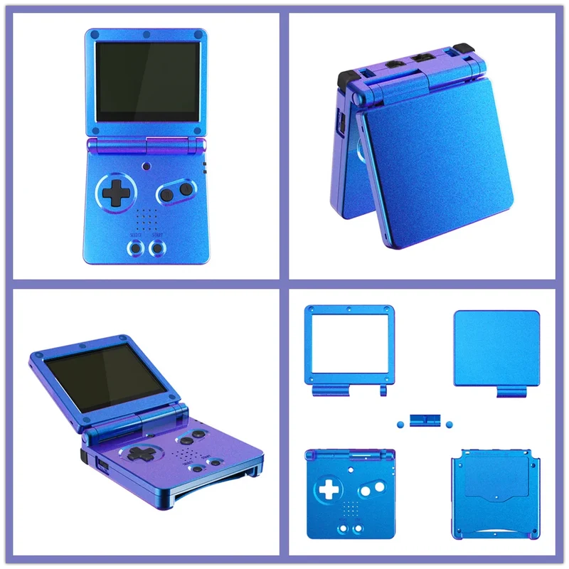 Coque complète Game Boy Advance SP IPS-ready — eXtremeRate, sans découpe