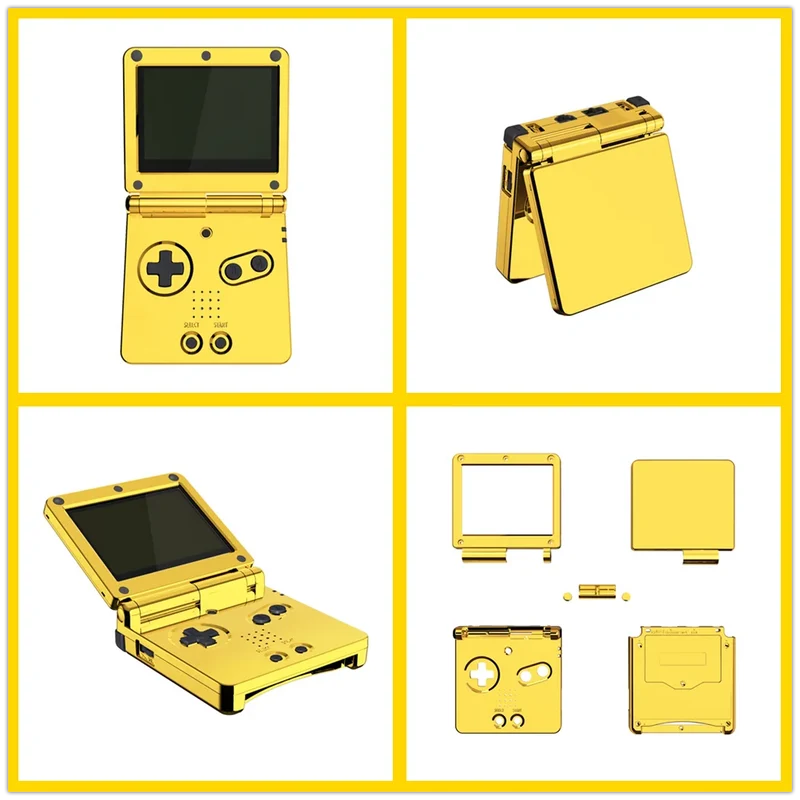 Coque complète Game Boy Advance SP IPS-ready — eXtremeRate, sans découpe