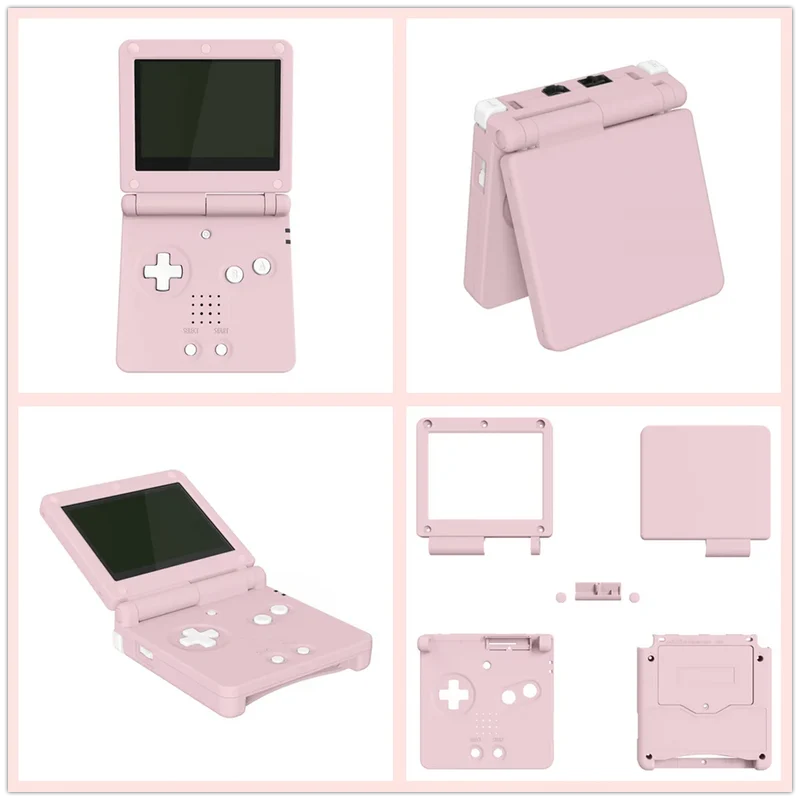 Coque complète Game Boy Advance SP IPS-ready — eXtremeRate, sans découpe