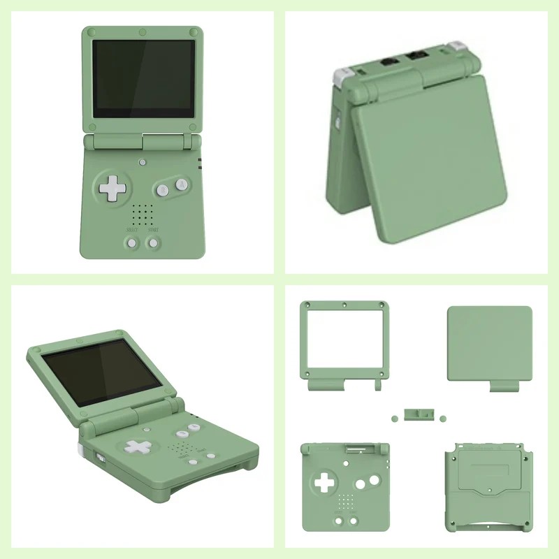Coque complète Game Boy Advance SP IPS-ready — eXtremeRate, sans découpe