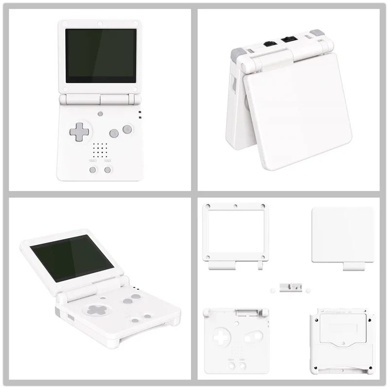 Coque complète Game Boy Advance SP IPS-ready — eXtremeRate, sans découpe