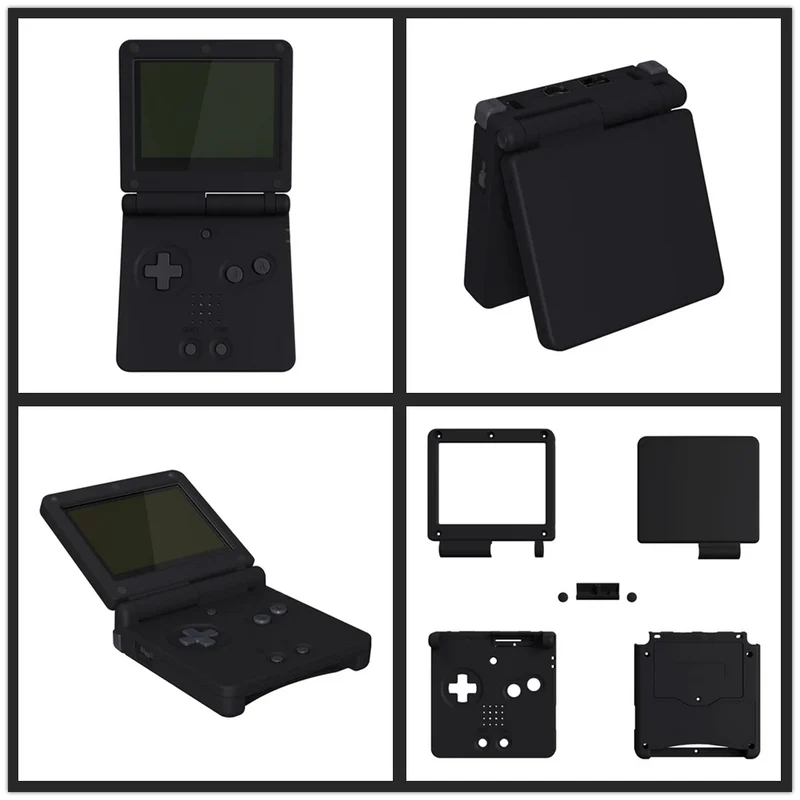 Coque complète Game Boy Advance SP IPS-ready — eXtremeRate, sans découpe