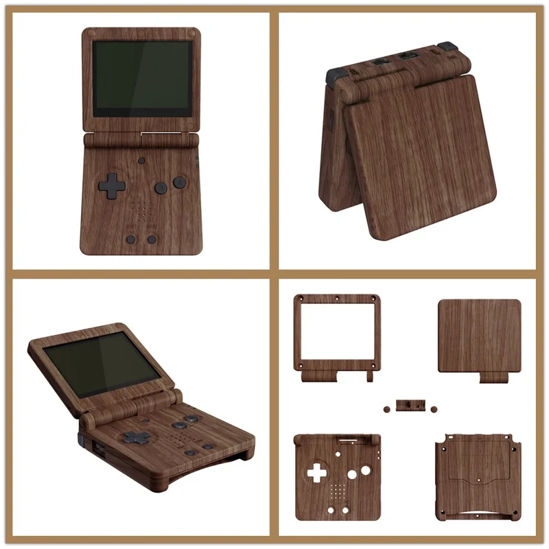 Coque complète Game Boy Advance SP IPS-ready — eXtremeRate, sans découpe