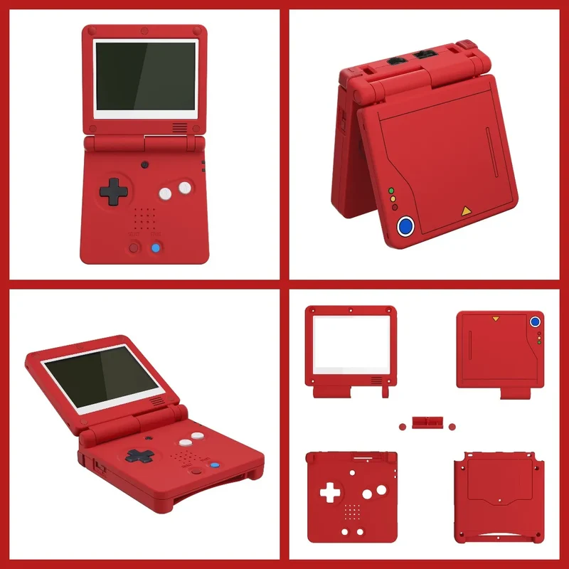 Coque complète Game Boy Advance SP IPS-ready — eXtremeRate, sans découpe