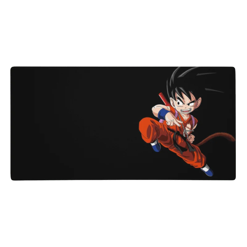 Tapis De Souris Manga Jeune Guerrier Saiyan
