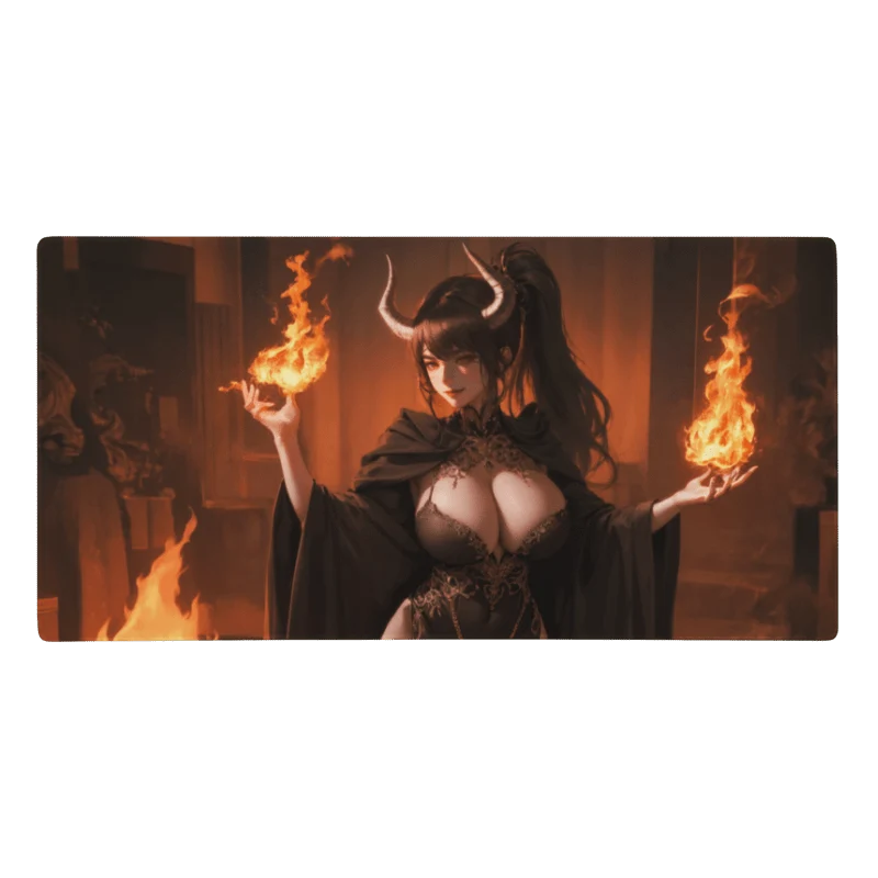 Tapis De Souris Hentai Flammes Mystiques