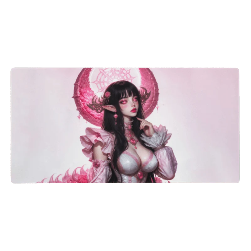 Tapis De Souris Hentai Reine Fantaisie Rose