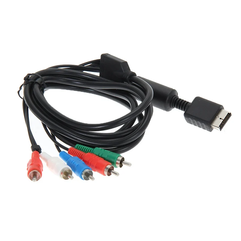 Câble composantes YPbPr pour PS2 et PS3 — 5 RCA, 1,8 m