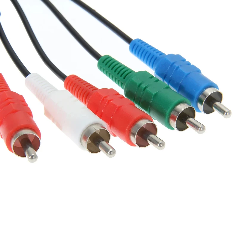 Câble composantes YPbPr pour PS2 et PS3 — 5 RCA, 1,8 m