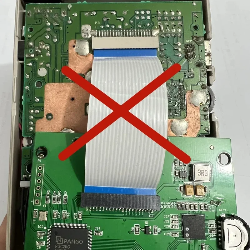 Kit écran LCD rétroéclairé Game Boy DMG — format d'origine