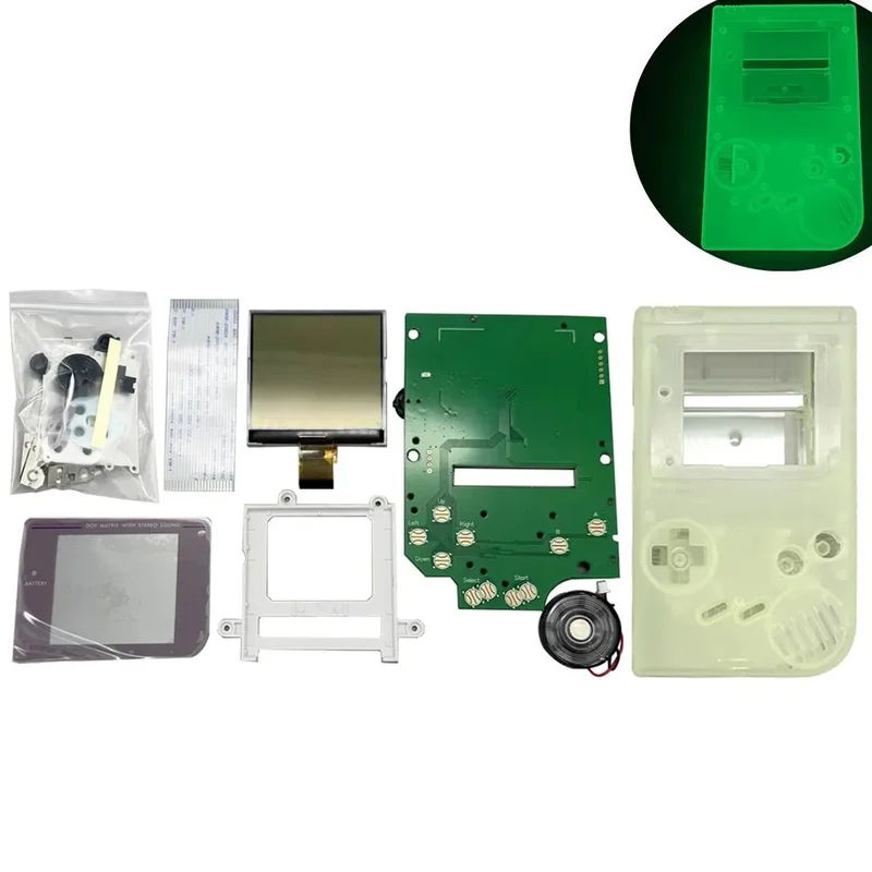 Kit écran LCD rétroéclairé Game Boy DMG — format d'origine