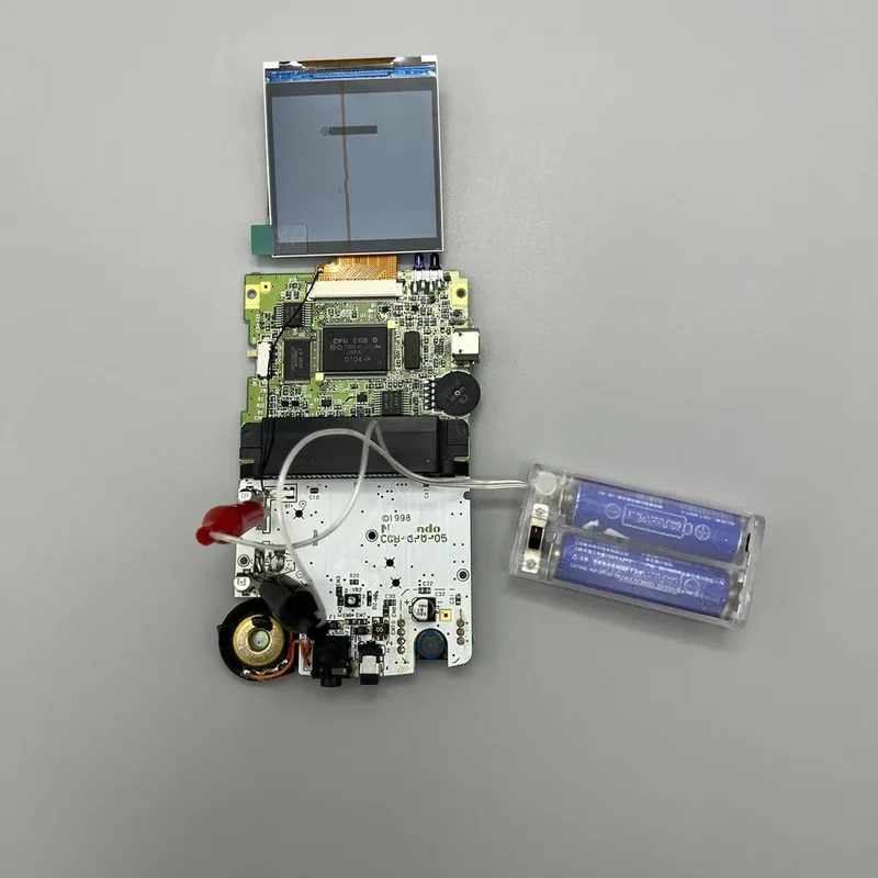 Écran IPS 2,45 pouces pour Game Boy Color — sans découpe de coque