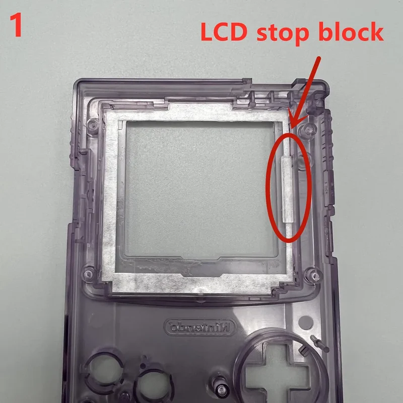 Écran IPS 2,45 pouces pour Game Boy Color — sans découpe de coque
