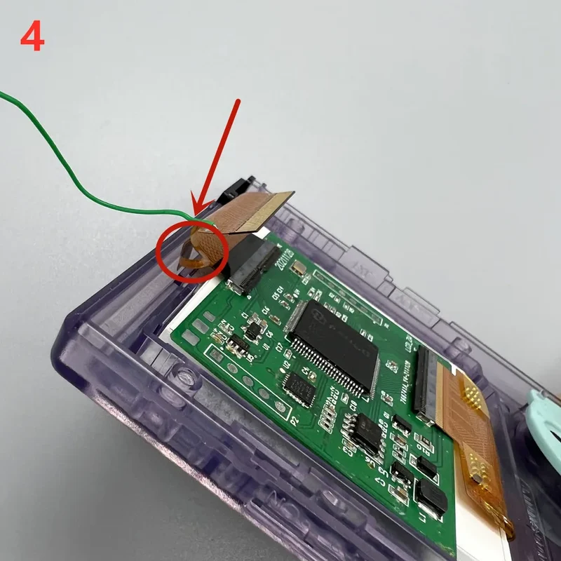 Écran IPS 2,45 pouces pour Game Boy Color — sans découpe de coque