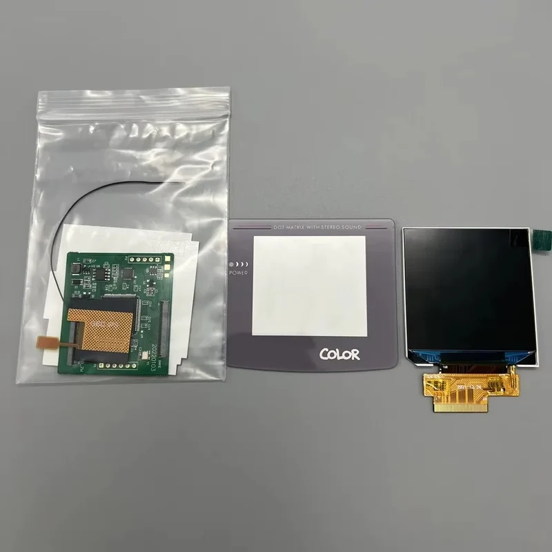 Écran IPS 2,45 pouces pour Game Boy Color — sans découpe de coque
