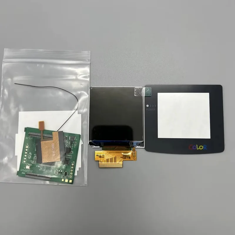 Écran IPS 2,45 pouces pour Game Boy Color — sans découpe de coque