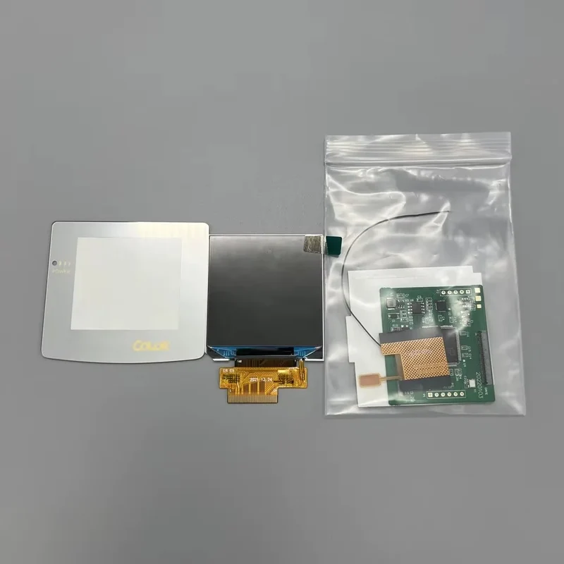 Écran IPS 2,45 pouces pour Game Boy Color — sans découpe de coque