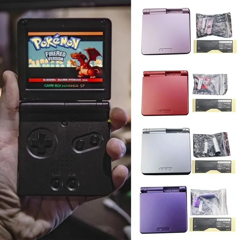 Coque de remplacement complète Game Boy Advance SP — boutons inclus